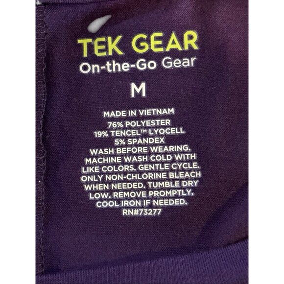 Tek Gear, On The Go Gear, Long Sleeve Top, Purple and Pink Size Medium - Picture 5 of 5